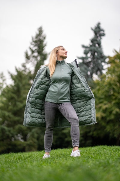 Damen Hardshell gefütterter Mantel Narvik L