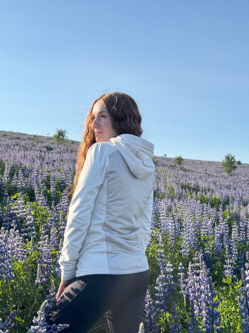 Damen-Sweatshirt mit Reißverschluss Any L