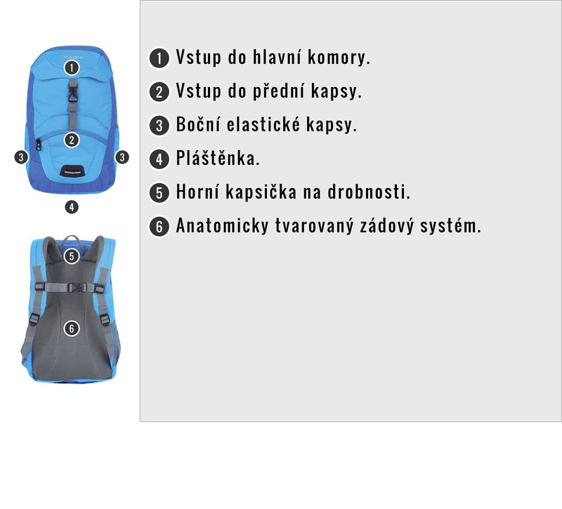 Kinderrucksack Junny 15l