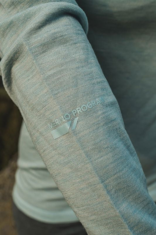 Merino-Thermounterwäsche T-Shirt Merow Zip L