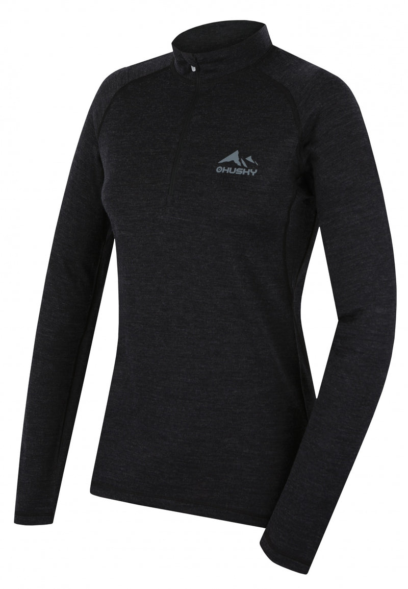 Merino-Thermounterwäsche T-Shirt Merow Zip L