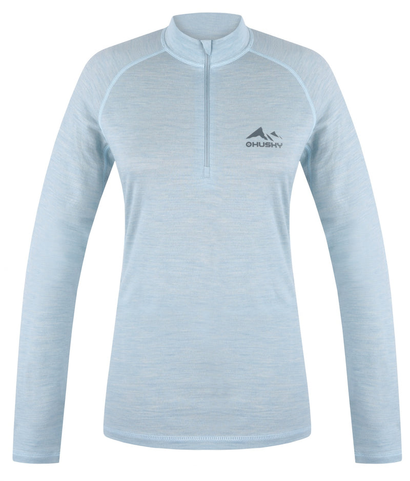 Merino-Thermounterwäsche T-Shirt Merow Zip L