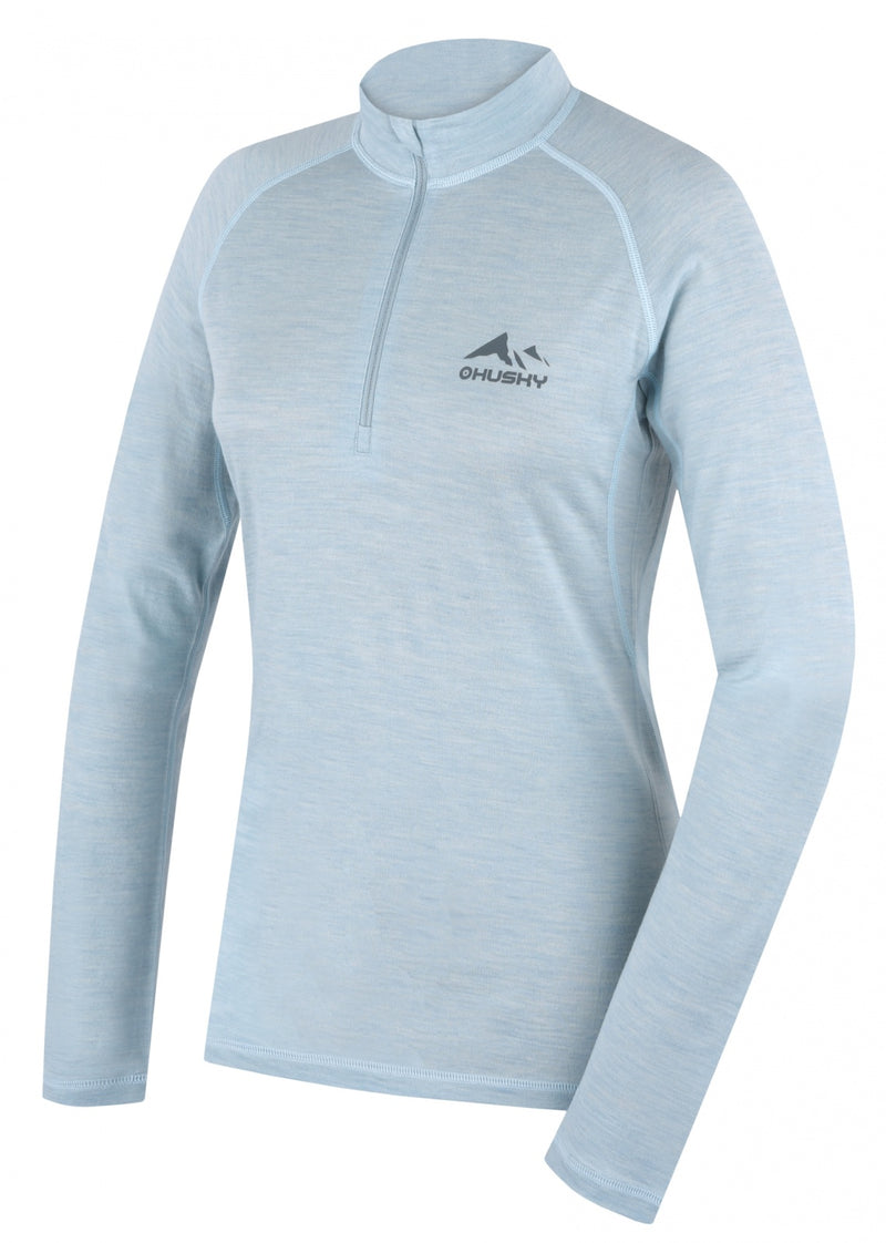 Merino-Thermounterwäsche T-Shirt Merow Zip L