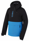 black/neon blue