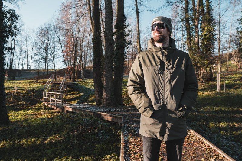 Gefütterte Winterjacke für Herren Nebet M