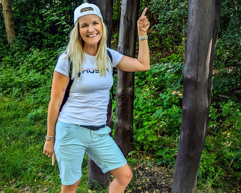 Damen-T-Shirt aus Baumwolle Tee Wild L