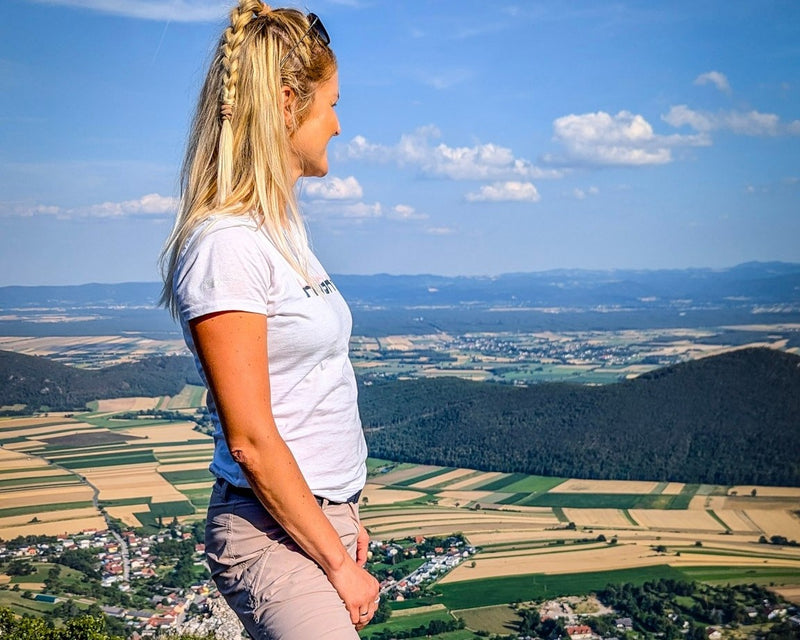 Damen-T-Shirt aus Baumwolle Tee Wild L