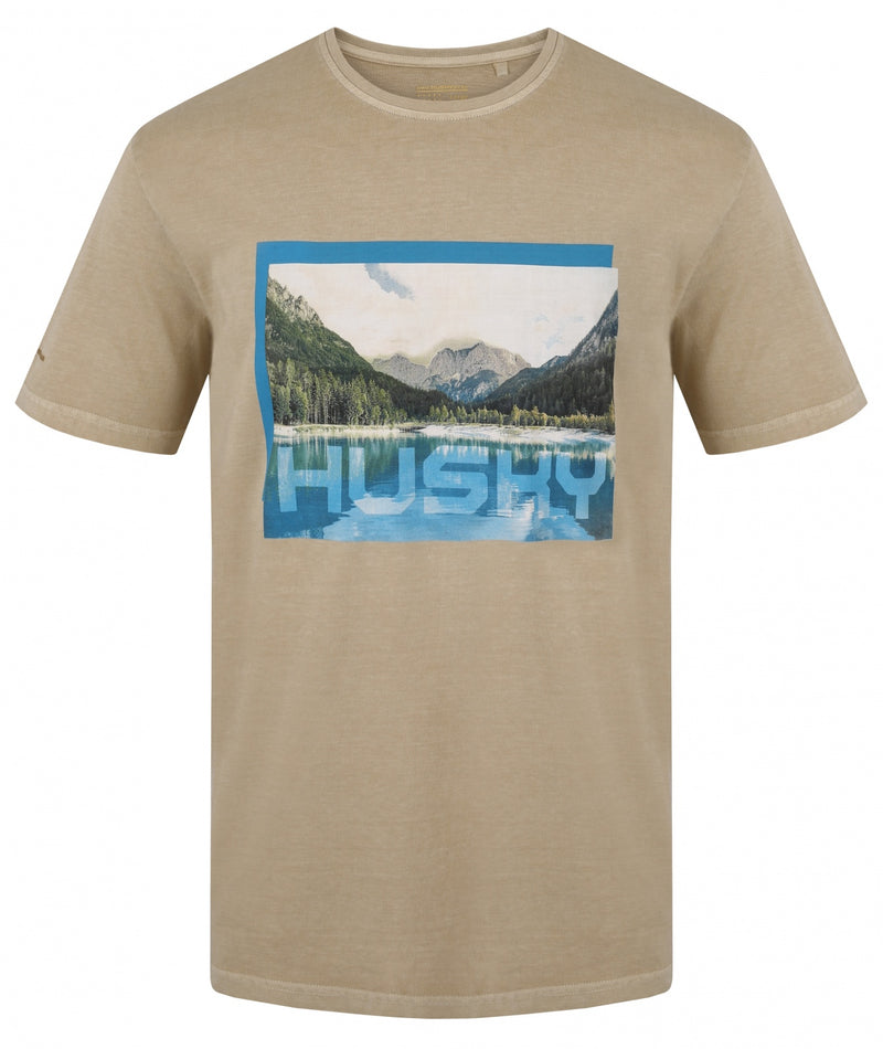 Herren T-Shirt aus Baumwolle Tee Lake M