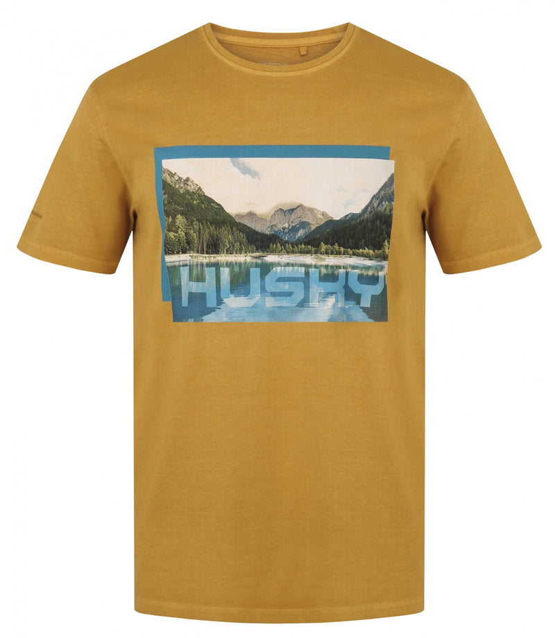 Herren T-Shirt aus Baumwolle Tee Lake M