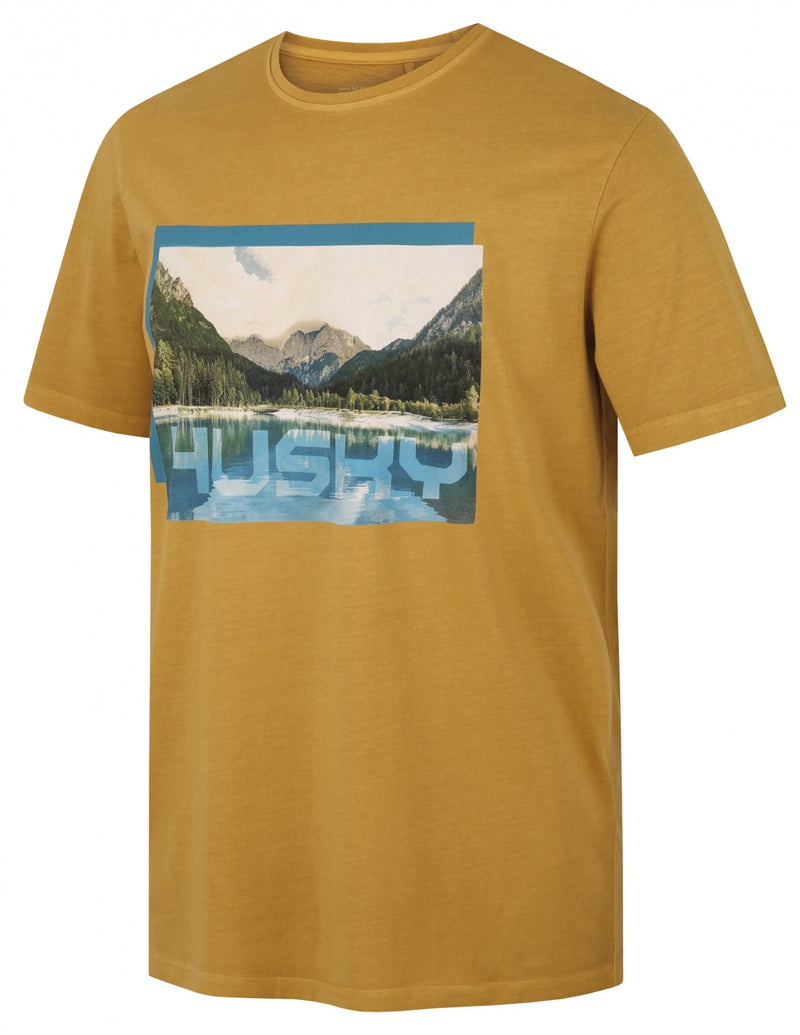 Herren T-Shirt aus Baumwolle Tee Lake M