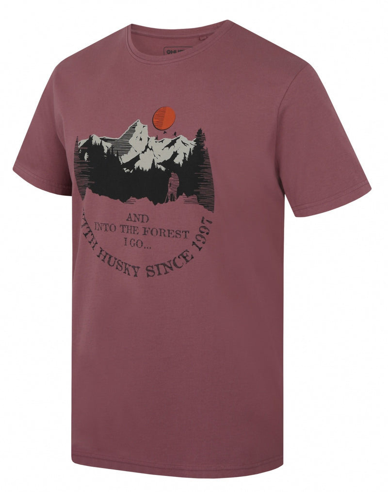 Herren Baumwoll-T-Shirt Tee Moon M