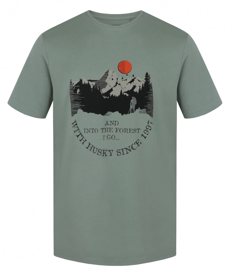 Herren Baumwoll-T-Shirt Tee Moon M