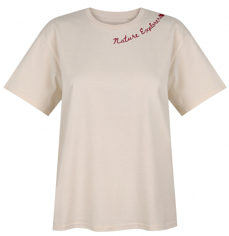 Damen Baumwoll T-Shirt Tee Nature L