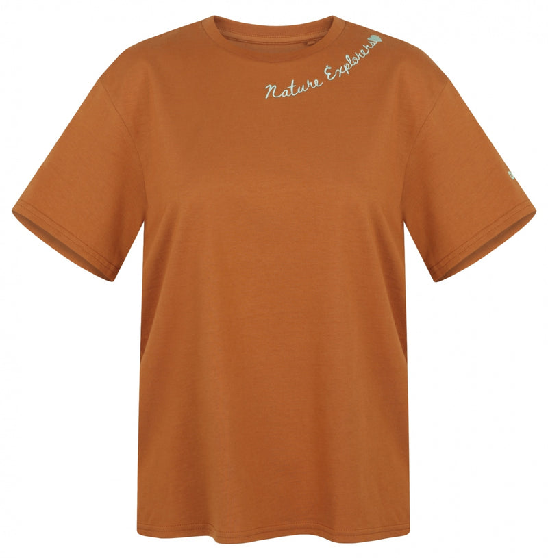 Damen Baumwoll T-Shirt Tee Nature L
