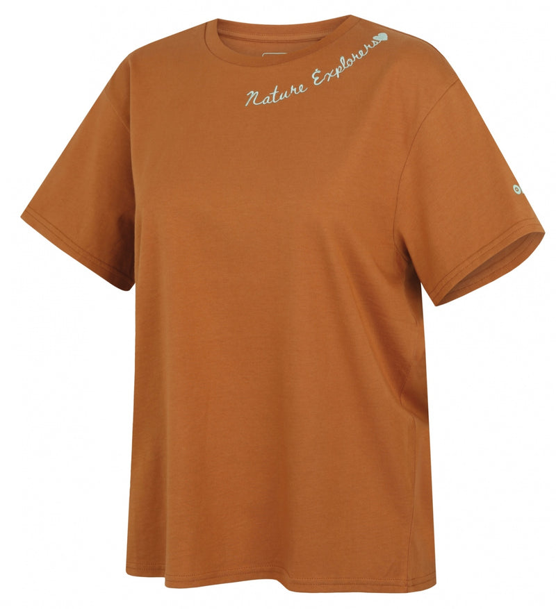 Damen Baumwoll T-Shirt Tee Nature L