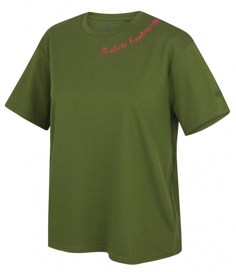 Damen Baumwoll T-Shirt Tee Nature L
