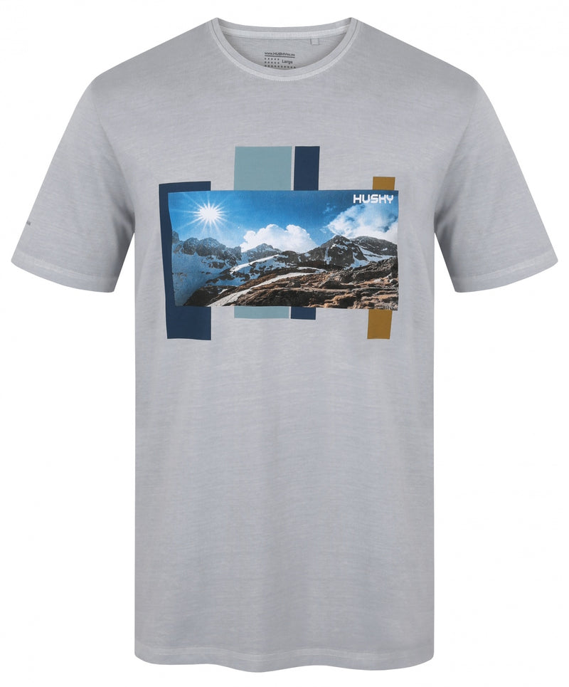 Herren T-Shirt aus Baumwolle Tee Skyline M
