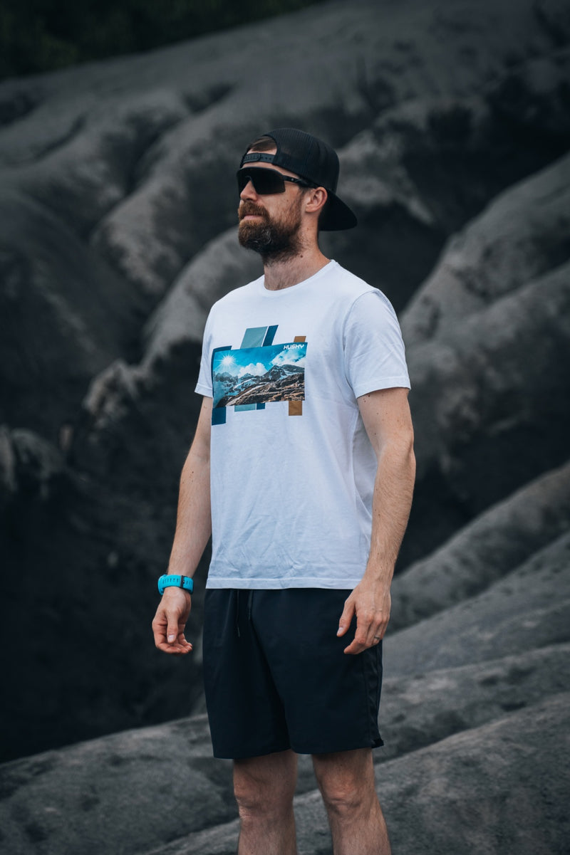 Herren T-Shirt aus Baumwolle Tee Skyline M
