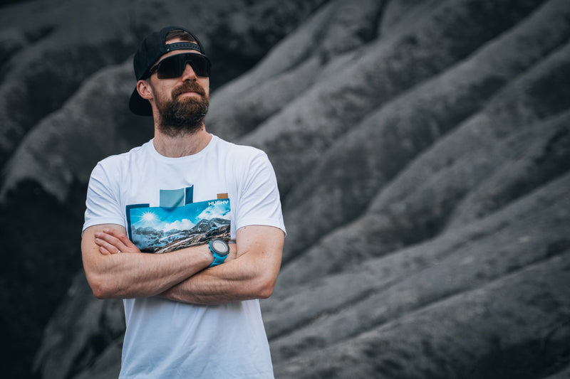Herren T-Shirt aus Baumwolle Tee Skyline M