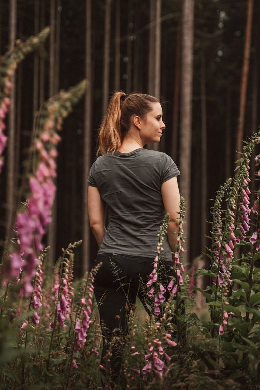 Damen-T-Shirt aus Baumwolle Tee Wild L
