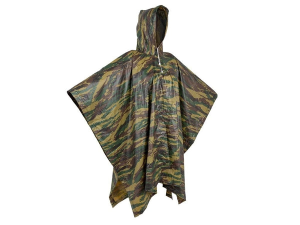 Regenmantel Poncho PVC Tarnmuster