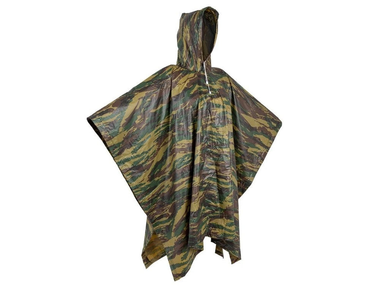 Regenmantel Poncho PVC Tarnmuster