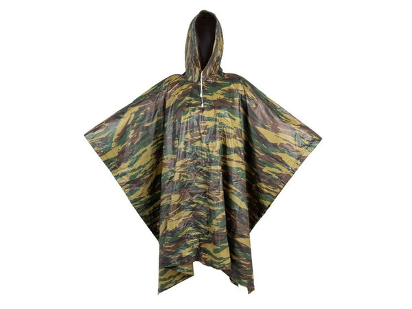 Regenmantel Poncho PVC Tarnmuster
