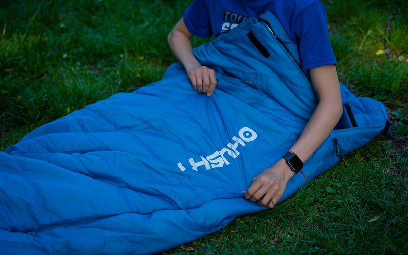 Synthetischer 3-Jahreszeiten-Kinderschlafsack Junior -10 °C