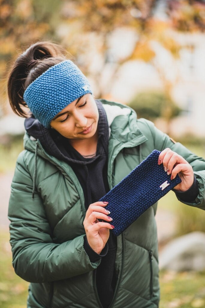 Merino-Stirnband