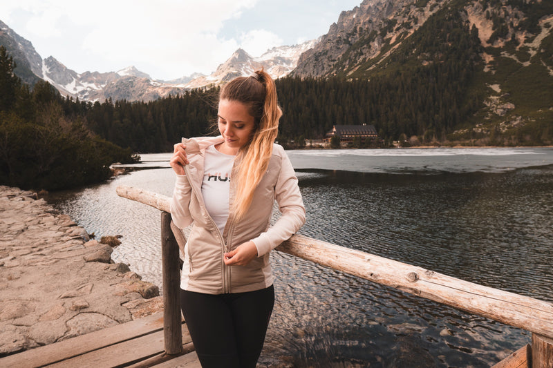 Damen-Sweatshirt mit Reißverschluss Any L